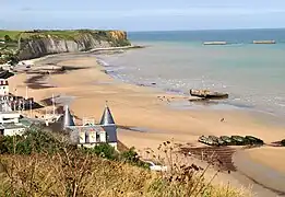 Arromanches, plages du Débarquement.