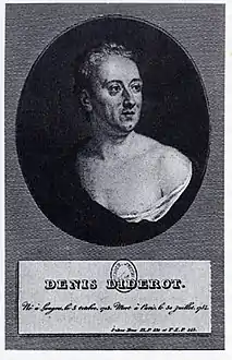 Gravure de Pierre François Bertonnier d'après le portrait d'Anna Dorothea Therbusch, vers 1800