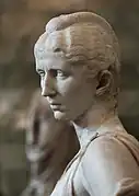 Buste de Salonine (?), épouse de l'empereur Gallien (r. 253-268). Marbre. Musée de l'Ermitage