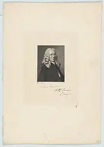 Portrait de Pierre Mussard, burin (1882).