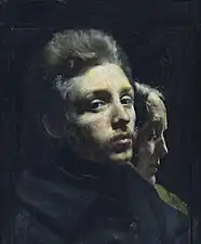 Félix Trutat, Portrait de l'artiste et de sa mère, début XIXe&nbsp;siècle.