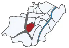 Localisation de Quartier des Étangs