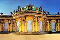Décorations architecturales au palais de Sanssouci