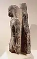 Prêtre nommé Mandouothph (XXVe&nbsp;dynastie) avec inscriptions à l'arrière de la plaque de diorite.