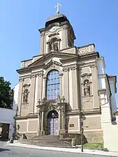 L'Église militaire de Saint Jean Népomucène&nbsp;(cs) (L'hôpital des Anges)