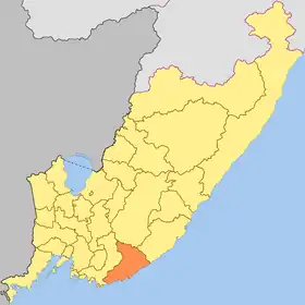 Localisation de Raïon de Lazo