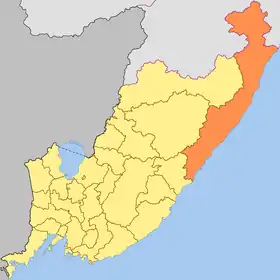 Localisation de Raïon de Terneï