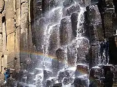 Prismas basálticos.