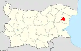 Localisation de Obchtina Provadiya