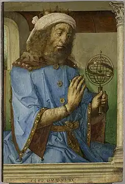 Ptolémée avec une sphère armillaire, vers 1476, musée du Louvre
