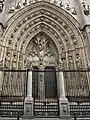La cathédrale de Tolède, porte aux Lions.