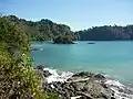 Vue sur Puerto Escondido et la plage Rey.