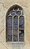 L'église de Puits, vitrail.