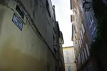 Rue du puits juif à Aix-en-Provence