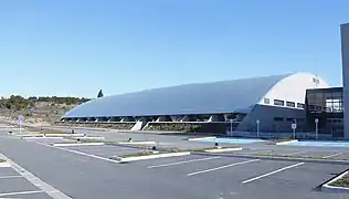 Le Palais Universitaire des Sports ou piscine de la Motte rouge (1978).