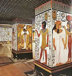 Tombe de Néfertari (épouse de Ramsès&nbsp;II). QV66, v. 1249. Louxor