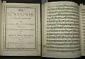 page de titre et une page de partition ancienne