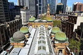 Vue du toit depuis la coupole, face au sud