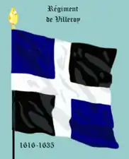 régiment de Villeroy de 1616 à 1631.