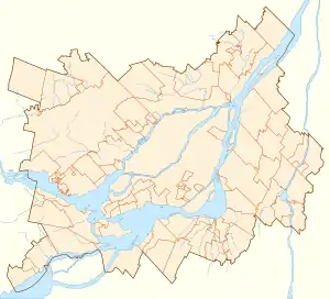 Voir sur la carte administrative de la région métropolitaine de Montréal