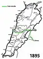 Le réseau en 1895