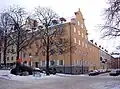 Angle des rues Rödbergsgatan et Falugatan.