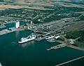 Vue aérienne de Rødbyhavn