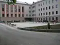 La cour intérieure de l'École