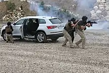 Évacuation de l'autorité.