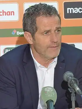L'entraîneur de Grenoble Philippe Hinschberger en 2020.