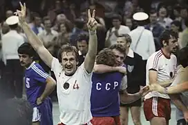 Sergueï Kouchniriouk, après la victoire face à la Yougoslavie.