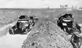 Section de véhicules blindés du RNAS sur le front de Turquie.