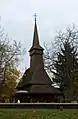 Église en bois du musée.