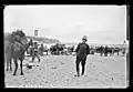 Le général Moinier en 1911 devant Rabat.