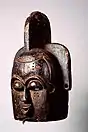 Masque heaume emboli. Bois, 41 cm. République du Congo, XXe&nbsp;siècle