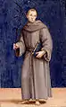 Raphaël, Saint Antoine de Padoue (panneau de la prédelle du polyptyque Colonna), v. 1503-1505.
