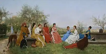 Raffaello Sorbi, Il Decamerone, 1876, collection privée.