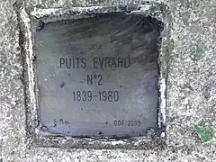 Puits Évrard no&nbsp;2, 1839 - 1980.