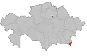 Localisation de District de Raiymbek