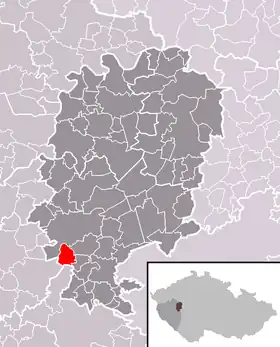 Localisation de Raková