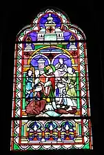 Eugène Oudinot, Saint Lubin soignant les malades (XIXe&nbsp;siècle), Rambouillet, église Saint-Lubin-et-Saint-Jean-Baptiste.