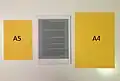 Taille de la tablette reMarkable par rapport aux formats de papier A4 et A5