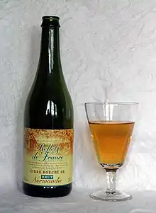 Cidre bouché normand.