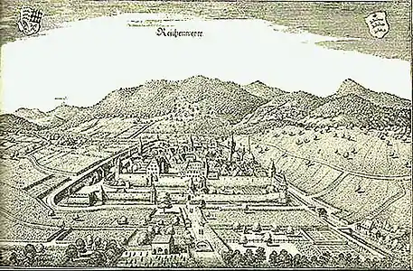 Vignoble de Reichenweier (Riquewihr) au XVIIIe siècle.