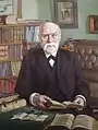 Portrait de Reinhold Hausen, archiviste finlandais, 1913.