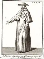 Religieux trinitaire réformé (France, XVIIIe&nbsp;siècle).