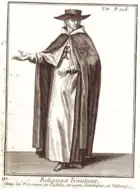 Religieux trinitaire (Espagne, XVIIIe&nbsp;siècle).