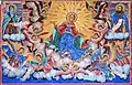 Fresque dans le monastère. Réalisée au XIXe siècle, auteur inconnu.
