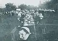 Repas de noces à Pluméliau en 1928 (Le Nouvelliste du Morbihan).