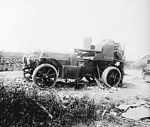 Canon de 75 mm modèle 1897, 1915. Photographie de Raoul Berthelé, Archives municipales de Toulouse